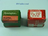 REMINGTONHORNADY .22 CALIBER .22450g. & 55g200 TOTAL BULLETS - 1 of 1