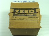 ZERO BULLET CO. 500 125g .38 CAL JHP - 1 of 2