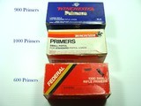 SMALL PISTOL, LARGE RIFLE, SMALL RIFLE PRIMERS - 1 of 2