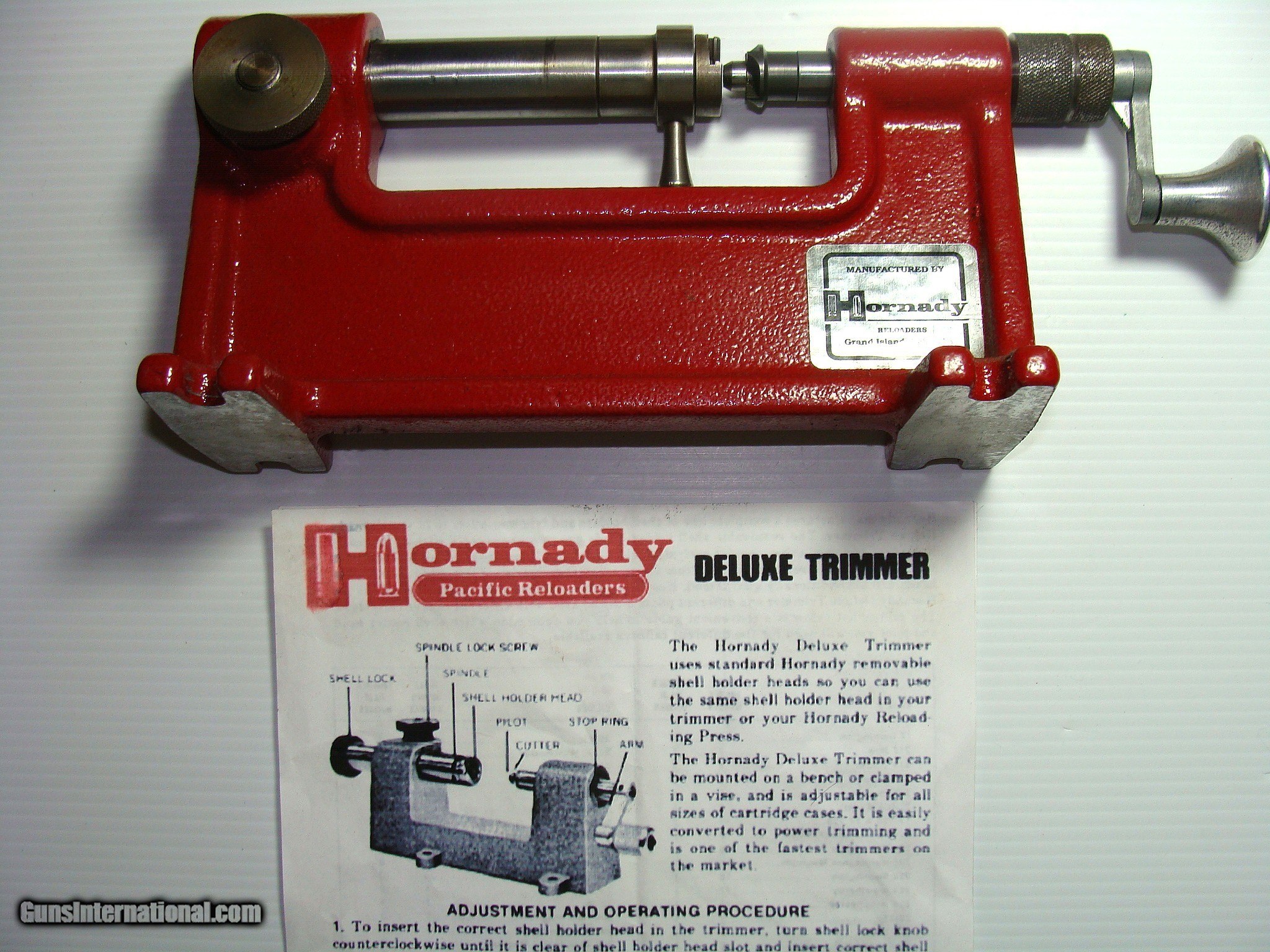 Hornady Hornady Pacific Reloading Trimmer Lathe 