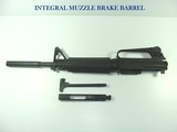 AR15 UPPER RECEIVER WITH BOLT COMPLETE. INTEGRAL MUZZLE BRAKE/FLASH HIDER. UNMARKED. - 2 of 4