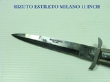 ORIGINAL c.1960'S RIZZUTO ESTILETO MILANO FULL 11" (SCARCE), BAYONET BLADE SWITCHBLADE KNIFE. - 1 of 11
