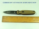 GERBER S30V REX APPLEGATE W.E. FAIRBAIRN DAGGER BLADE SWITCHBLADE. POCKET KNIFE - 1 of 4