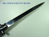 AKC (AUTOMATIC KNIFE CO. (ITALY) 13" AUTOMATIC SWITCHBLADE STILETTO - 2 of 5