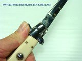 AKC (AUTOMATIC KNIFE CO.) (ITALY) LARGE 13" AUTOMATIC SWITCHBLADE STILETTO. - 5 of 8