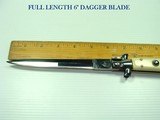 AKC (AUTOMATIC KNIFE CO.) (ITALY) LARGE 13" AUTOMATIC SWITCHBLADE STILETTO. - 8 of 8