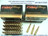 PMC (PRECISION MADE CARTRIDGES) 308 WINCHESTER / 7.62 NATO 200 RNDS. NEW IN BOXES - 1 of 2