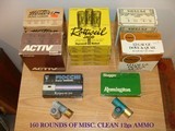 160 ROUNDS OF 12ga SHOTGUN AMMO IN SEPERATE MANUFACTURES BOXES. SEE PICS. - 1 of 3