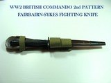 WW2 BRITISH COMMANDO 2nd PATTERN FAIRBAIRN-SYKES FIGHTING KNIFE /|\B2 MOS PROOF INSPECTOR MARKED - 9 of 9