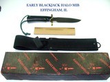 SCARCE, PRE-BLACKJACK "HALO" ("EK COMMANDO KNIFE CO".)ABN. FIGHTING KNIFE (TRANSITIONAL MODEL) MIB! - 1 of 8