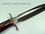 RANDALL VIETNAM WAR PRISTINE MINT MODEL 1-8 SCARCE 8" BLADE CORRECT SCABBARD & STONE - 4 of 7