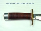 RANDALL VIETNAM WAR PRISTINE MINT MODEL 1-8 SCARCE 8" BLADE CORRECT SCABBARD & STONE - 5 of 7