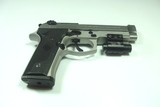 BERETTA MODEL 92FS 9MM PRISTINE NEW IN FACTORY HARD CASE W/FACTORY LASER BEAM SIGHT - 3 of 11