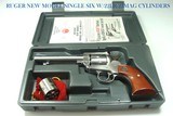 RUGER NEW MODEL SINGLE SIX .22LR & 22 WINCHESTER MAGNUM CYLINDERS MINT IN THE BOX - 1 of 6