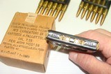 THREE FRESH BOXES OF 18 EACH ON MINT STRIPPER CLIPS 7.35MM WW2 CARCANO RIFLE AMMO (1939) - 1 of 3