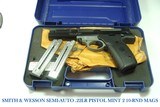 smith & wesson .22lr automatic pistol model 22a 1 pristine mint in factory hard case w/2 factory mags.