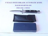 VERY HIGH QUALITY ITALIAN SWITCHBLADE AUTOMATIC KNIFE. MIB. - 1 of 3