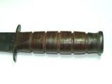 WW2 KA-BAR USMC MK.2 FIGHTING / UTILITY KNIFE HIGH CONDITION! CORRECT SCABBARD! NOT A MODERN REPRODUCTION! - 6 of 6