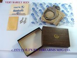 COLT'S PATENT FIREARMS MFG. CO. IN 1970 COLT ESTABLISHED A "LAW ENFORCEMENT" SPECIALITY SUB-DIVISION. COLT HAND CUFFS MIB!! - 1 of 8