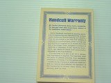 COLT'S PATENT FIREARMS MFG. CO. IN 1970 COLT ESTABLISHED A "LAW ENFORCEMENT" SPECIALITY SUB-DIVISION. COLT HAND CUFFS MIB!! - 6 of 8