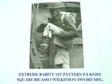WW2 ORIGINAL EARLY 3rd PATTERN BRITISH COMMANDO FAIRBAIRN SYKES FIGHTING KNIFE IN HIGH CONDITION! - 8 of 15