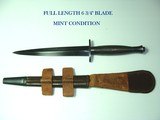 WW2 ORIGINAL EARLY 3rd PATTERN BRITISH COMMANDO FAIRBAIRN SYKES FIGHTING KNIFE IN HIGH CONDITION - 2 of 15
