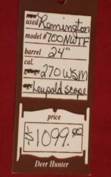 Remington 700 CDL NWTF .270 WSM SOLD - 11 of 11