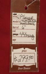 J.P. Sauer Western Marshall .44 Mag. SOLD - 5 of 5