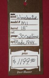 Winchester M1 Carbine SOLD - 13 of 13