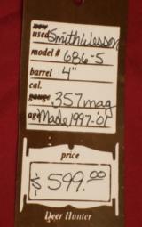 Smith & Wesson 686-5 7 shot SOLD - 3 of 3