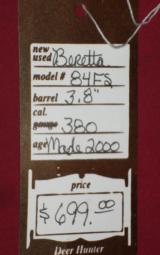 Beretta 84FS Nickel .380 SOLD - 5 of 5