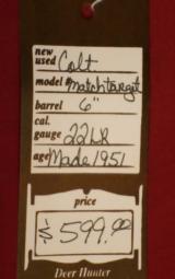 Colt Match Target .22 LR SOLD - 5 of 5