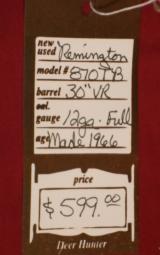 Remington 870 TB 150th Ann. SOLD - 10 of 10