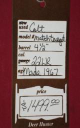 Colt Match Target .22 LR SOLD - 12 of 12