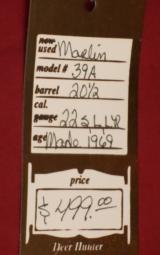 Marlin 39A Mountie SOLD - 10 of 10