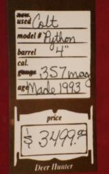 Colt Python 4" BSSANIB SOLD - 9 of 9