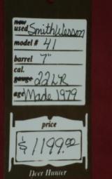 Smith & Wesson 41 w/ box SOLD - 6 of 9