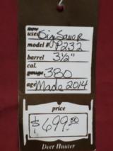 Sig/Sauer P232 PENDING - 3 of 3