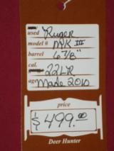 Ruger MKIII stainless w/ fluted bbl SOLD - 3 of 3