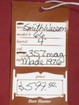 Smith & Wesson 66 4" SOLD
- 6 of 6