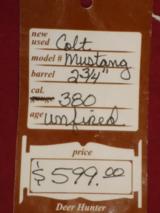 SOLD Colt Mustang Pocketlite .380 SOLD - 4 of 4