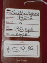 SOLD Smith & Wesson 442-2 SOLD - 3 of 3