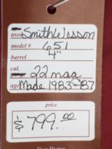 Smith & Wesson 651 .22 Mag SOLD - 4 of 4