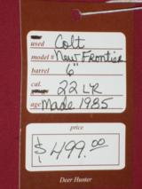 SOLD Colt New Frontier .22 LR 5" SOLD - 6 of 6