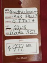 Smith & Wesson K22 Pre 17 SOLD - 4 of 4