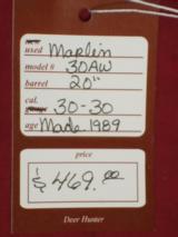 SOLD Marlin 30AW .30-30 SOLD - 11 of 11