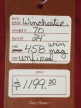 SOLD Winchester 70 Classic .458 Win Mag SOLD - 14 of 14