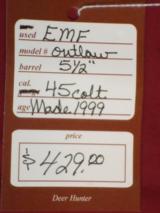 SOLD EMF Outlaw .45 Colt SOLD - 4 of 4