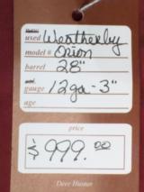 SOLD Weatherby Orion 12 Ga SOLD - 10 of 10