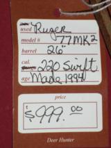SOLD RUGER 77 MKII .220 Swift SOLD - 9 of 9